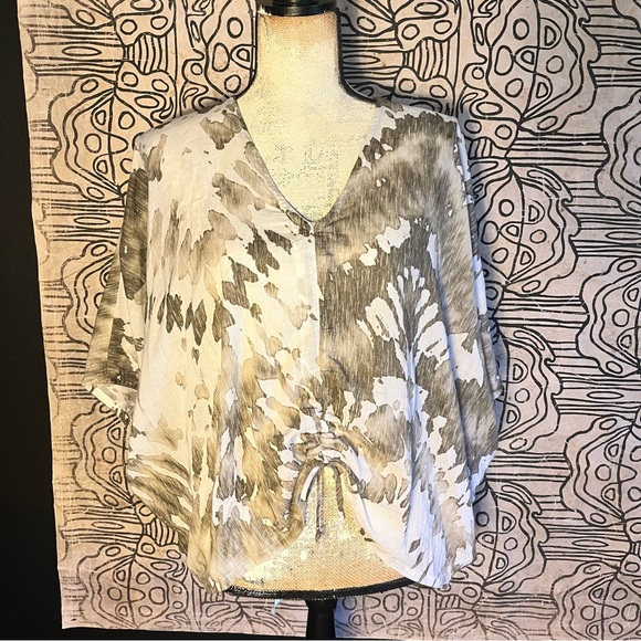 Bryan Walker Made in USA Tie Dye Dolman Top - Picture 2 of 8